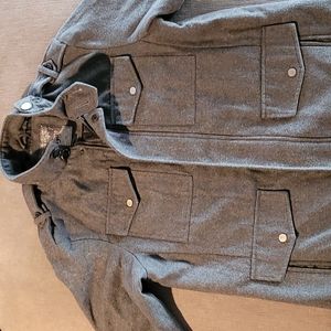 Large Gray Wool Coat